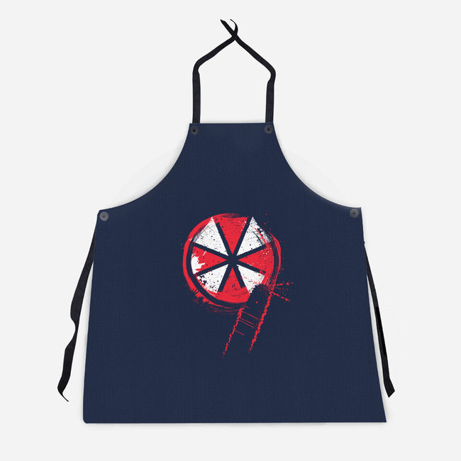 RE9 Umbrella-Unisex-Kitchen-Apron-rocketman_art