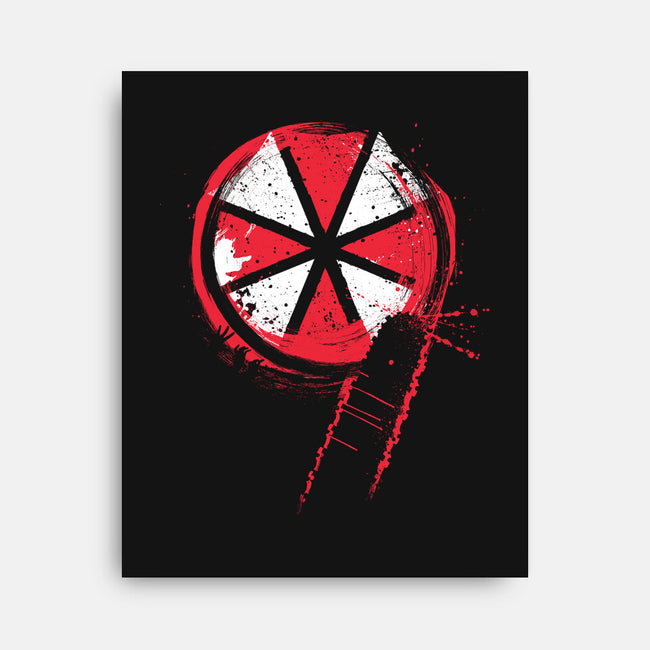 RE9 Umbrella-None-Stretched-Canvas-rocketman_art