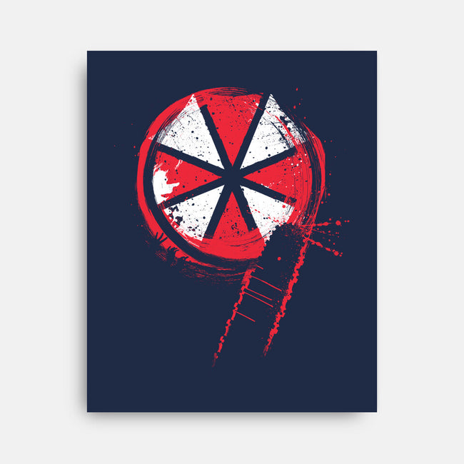 RE9 Umbrella-None-Stretched-Canvas-rocketman_art