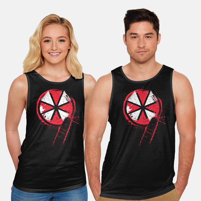 RE9 Umbrella-Unisex-Basic-Tank-rocketman_art