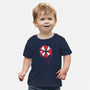 RE9 Umbrella-Baby-Basic-Tee-rocketman_art