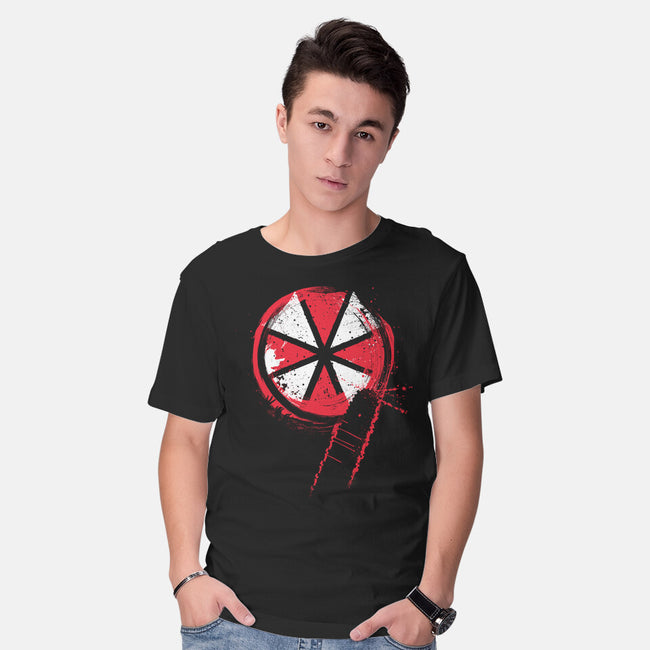 RE9 Umbrella-Mens-Basic-Tee-rocketman_art