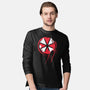 RE9 Umbrella-Mens-Long Sleeved-Tee-rocketman_art