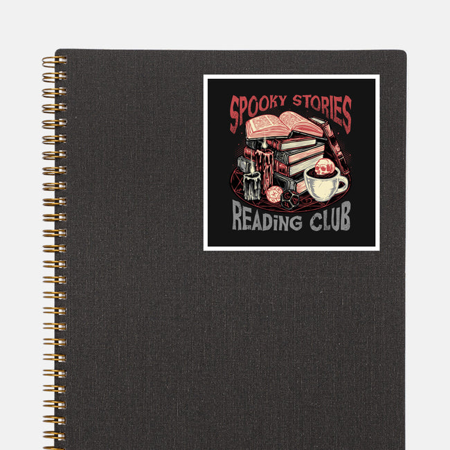 Spooky Stories Reading Club-None-Glossy-Sticker-glitchygorilla