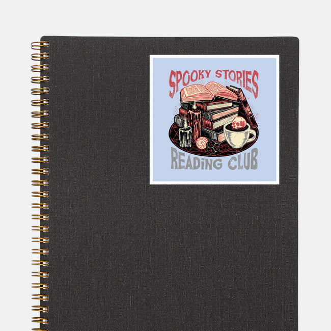 Spooky Stories Reading Club-None-Glossy-Sticker-glitchygorilla