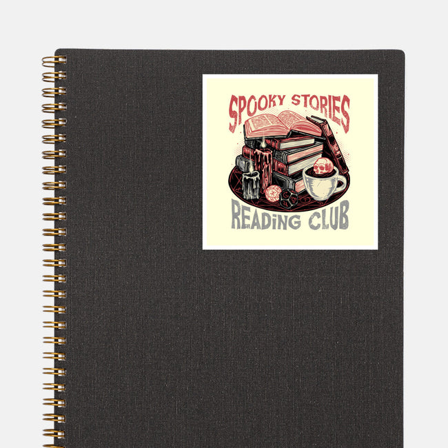 Spooky Stories Reading Club-None-Glossy-Sticker-glitchygorilla