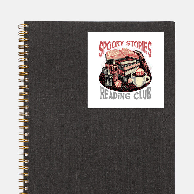 Spooky Stories Reading Club-None-Glossy-Sticker-glitchygorilla
