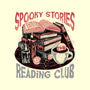 Spooky Stories Reading Club-Unisex-Kitchen-Apron-glitchygorilla