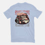Spooky Stories Reading Club-Womens-Fitted-Tee-glitchygorilla