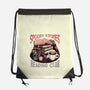 Spooky Stories Reading Club-None-Drawstring-Bag-glitchygorilla