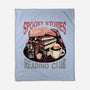Spooky Stories Reading Club-None-Fleece-Blanket-glitchygorilla