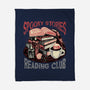 Spooky Stories Reading Club-None-Fleece-Blanket-glitchygorilla