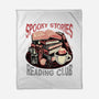 Spooky Stories Reading Club-None-Fleece-Blanket-glitchygorilla