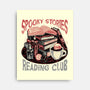 Spooky Stories Reading Club-None-Stretched-Canvas-glitchygorilla