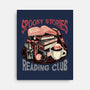 Spooky Stories Reading Club-None-Stretched-Canvas-glitchygorilla