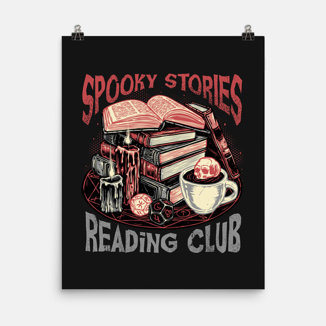 Spooky Stories Reading Club-None-Matte-Poster-glitchygorilla