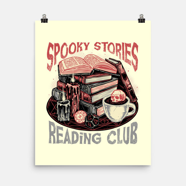Spooky Stories Reading Club-None-Matte-Poster-glitchygorilla