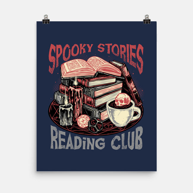 Spooky Stories Reading Club-None-Matte-Poster-glitchygorilla