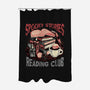 Spooky Stories Reading Club-None-Polyester-Shower Curtain-glitchygorilla