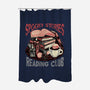Spooky Stories Reading Club-None-Polyester-Shower Curtain-glitchygorilla