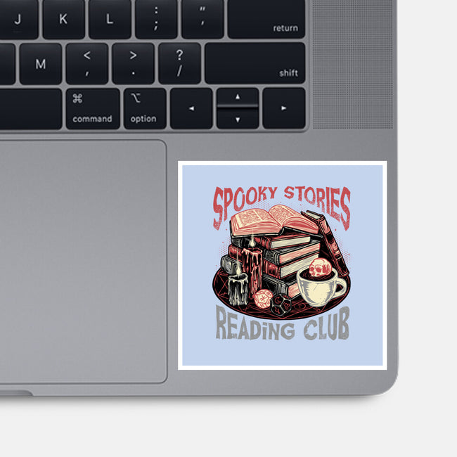 Spooky Stories Reading Club-None-Glossy-Sticker-glitchygorilla