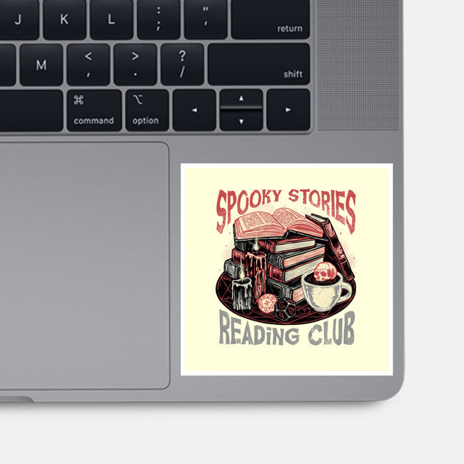 Spooky Stories Reading Club-None-Glossy-Sticker-glitchygorilla
