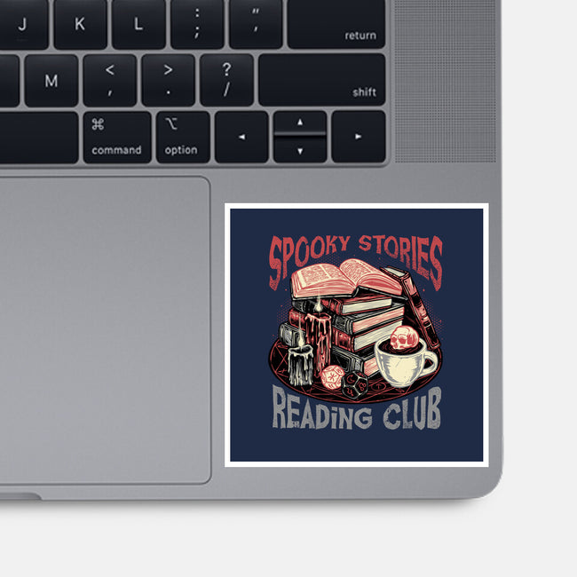 Spooky Stories Reading Club-None-Glossy-Sticker-glitchygorilla