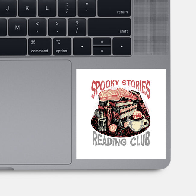 Spooky Stories Reading Club-None-Glossy-Sticker-glitchygorilla