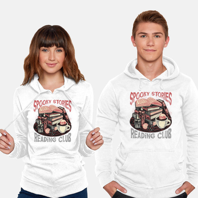 Spooky Stories Reading Club-Unisex-Pullover-Sweatshirt-glitchygorilla