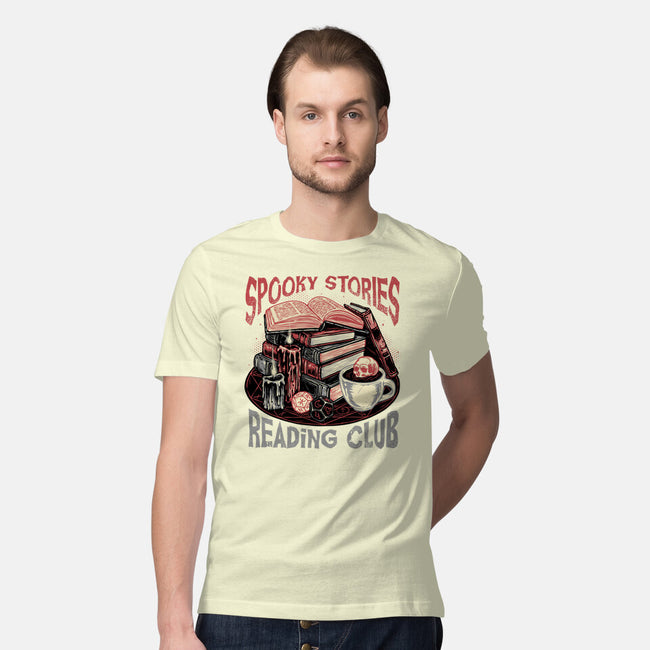 Spooky Stories Reading Club-Mens-Premium-Tee-glitchygorilla