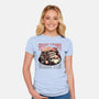 Spooky Stories Reading Club-Womens-Fitted-Tee-glitchygorilla