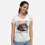 Spooky Stories Reading Club-Womens-V-Neck-Tee-glitchygorilla