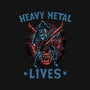 Heavy Metal Lives-Mens-Basic-Tee-glitchygorilla