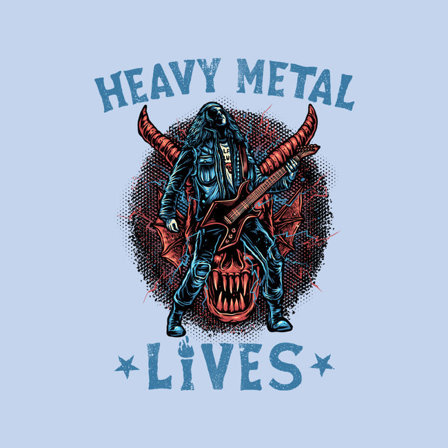 Heavy Metal Lives-Mens-Basic-Tee-glitchygorilla