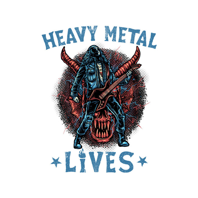 Heavy Metal Lives-None-Glossy-Sticker-glitchygorilla