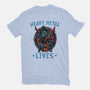Heavy Metal Lives-Mens-Heavyweight-Tee-glitchygorilla