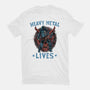 Heavy Metal Lives-Mens-Basic-Tee-glitchygorilla
