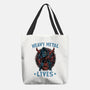 Heavy Metal Lives-None-Basic Tote-Bag-glitchygorilla