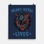 Heavy Metal Lives-None-Matte-Poster-glitchygorilla