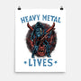 Heavy Metal Lives-None-Matte-Poster-glitchygorilla