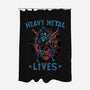 Heavy Metal Lives-None-Polyester-Shower Curtain-glitchygorilla