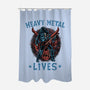 Heavy Metal Lives-None-Polyester-Shower Curtain-glitchygorilla
