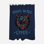 Heavy Metal Lives-None-Polyester-Shower Curtain-glitchygorilla