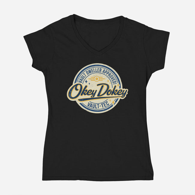 Vaultie Approved-Womens-V-Neck-Tee-DaniGuedes
