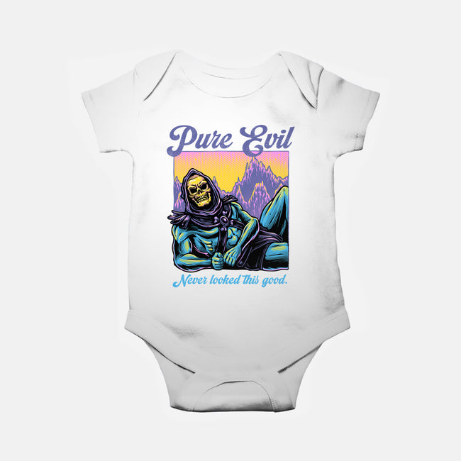 Pure Evil Never Looked This Good-Baby-Basic-Onesie-glitchygorilla