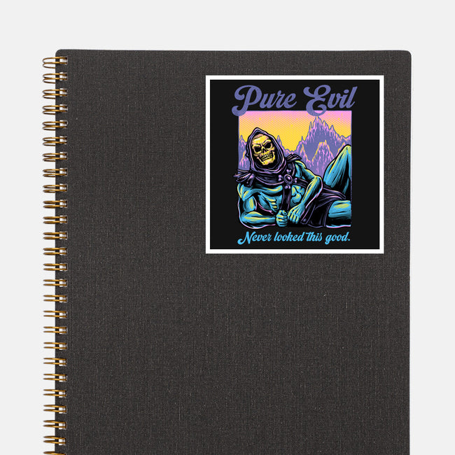 Pure Evil Never Looked This Good-None-Glossy-Sticker-glitchygorilla