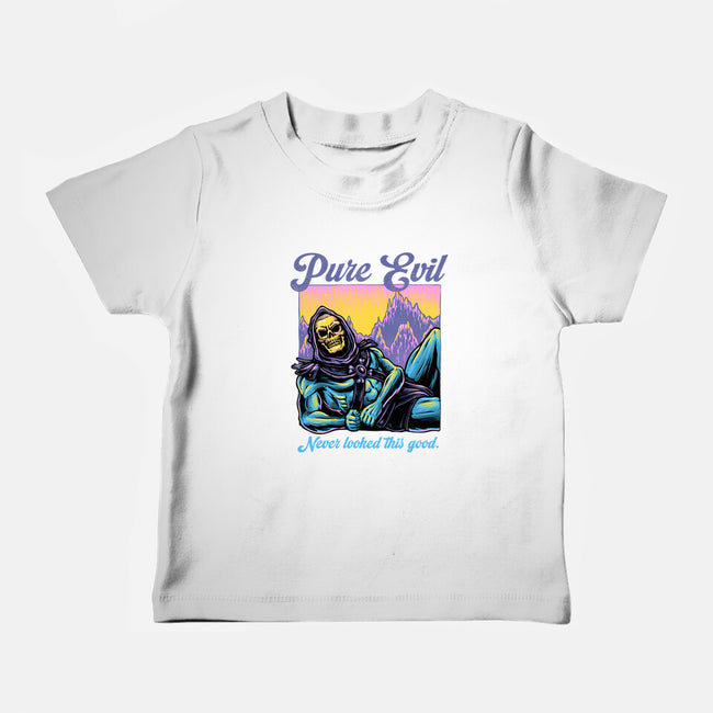 Pure Evil Never Looked This Good-Baby-Basic-Tee-glitchygorilla