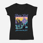 Pure Evil Never Looked This Good-Womens-V-Neck-Tee-glitchygorilla