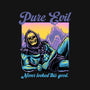 Pure Evil Never Looked This Good-Unisex-Baseball-Tee-glitchygorilla