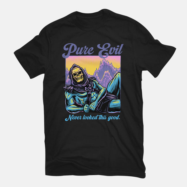 Pure Evil Never Looked This Good-Mens-Heavyweight-Tee-glitchygorilla